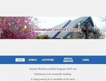Tablet Screenshot of emmanueluc.com